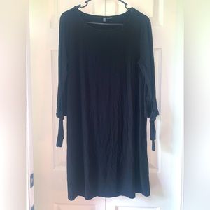 Long Sleeve Dress with Tie Sleeve